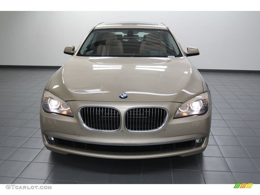 2011 7 Series 750Li Sedan - Milano Beige Metallic / Saddle/Black Nappa Leather photo #6