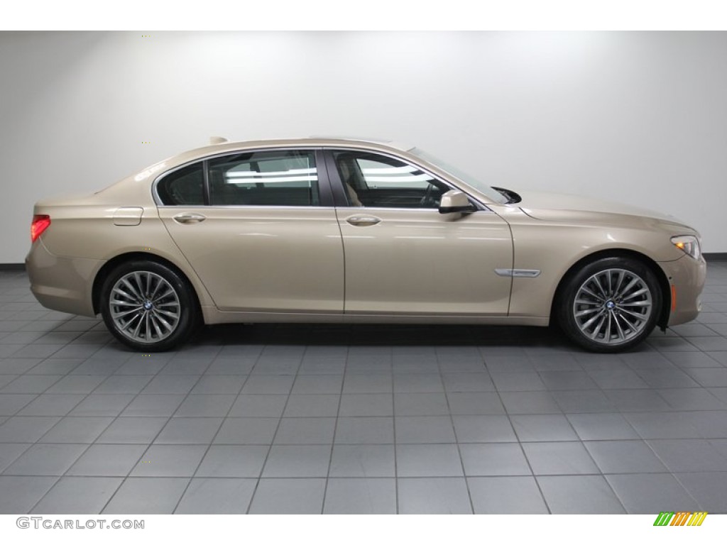 Milano Beige Metallic 2011 BMW 7 Series 750Li Sedan Exterior Photo #79083703