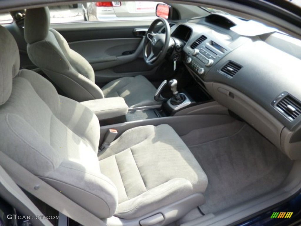 Gray Interior 2010 Honda Civic LX Coupe Photo #79084012