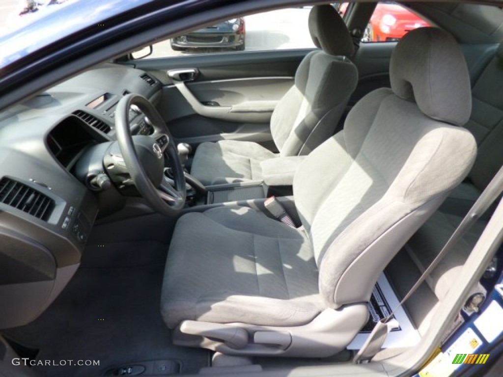 Gray Interior 2010 Honda Civic LX Coupe Photo #79084073