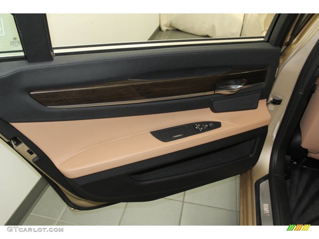 2011 7 Series 750Li Sedan - Milano Beige Metallic / Saddle/Black Nappa Leather photo #32