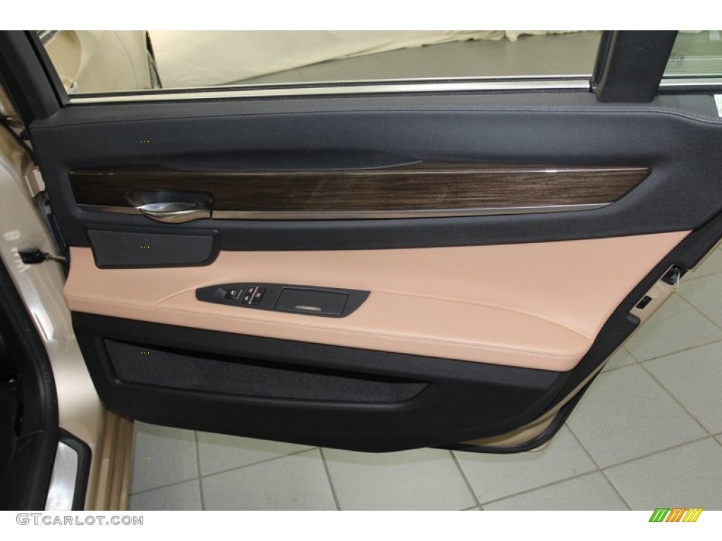 2011 7 Series 750Li Sedan - Milano Beige Metallic / Saddle/Black Nappa Leather photo #43