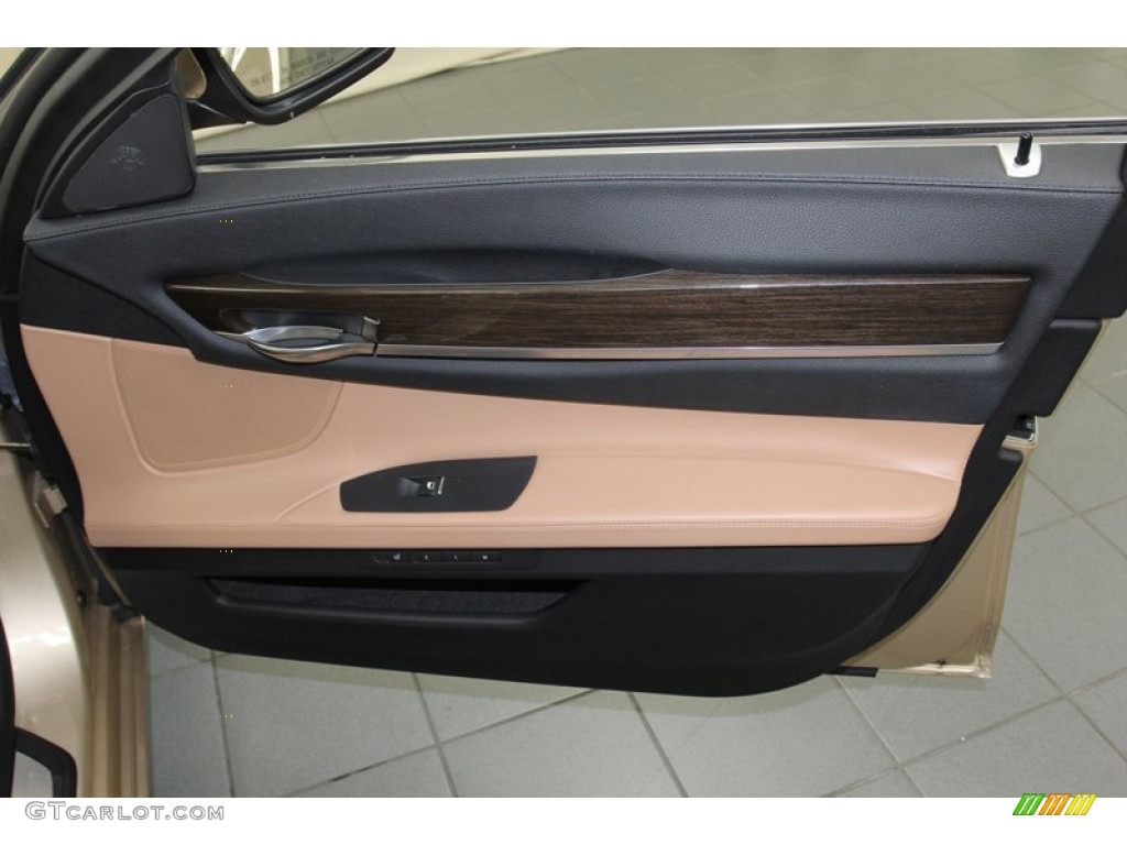 2011 7 Series 750Li Sedan - Milano Beige Metallic / Saddle/Black Nappa Leather photo #48
