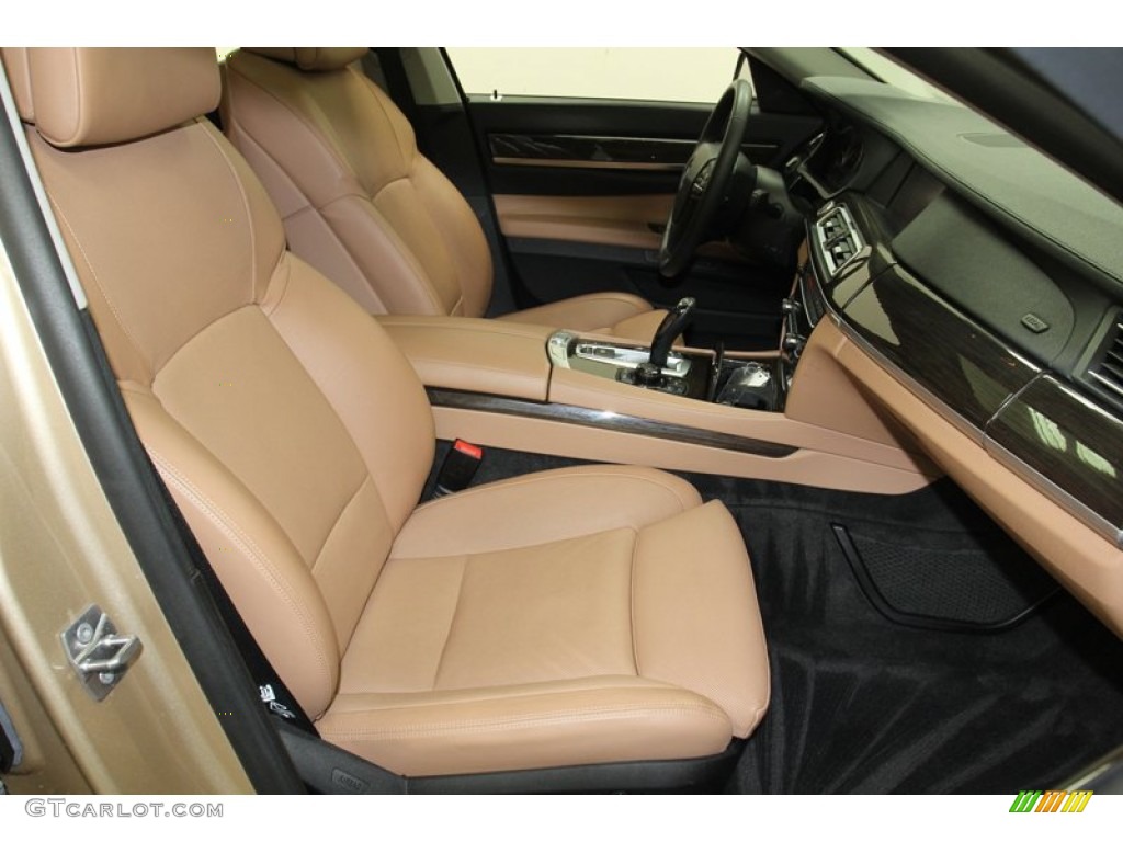 2011 7 Series 750Li Sedan - Milano Beige Metallic / Saddle/Black Nappa Leather photo #50