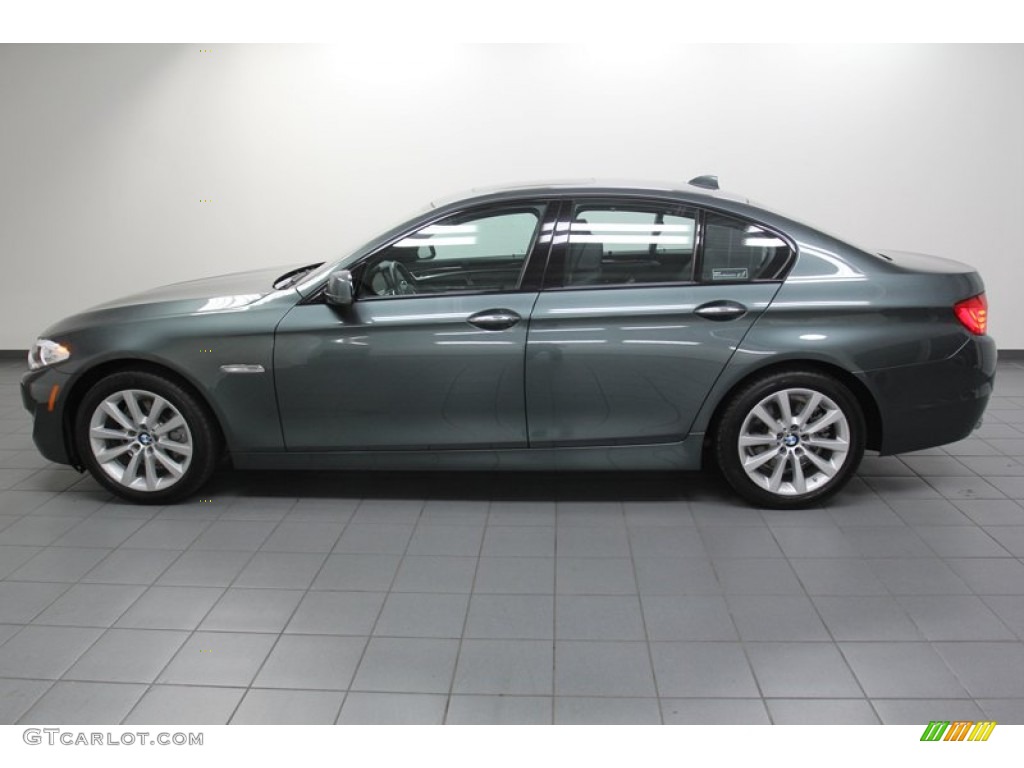 Tasman Green Metallic 2012 BMW 5 Series 528i Sedan Exterior Photo #79084663