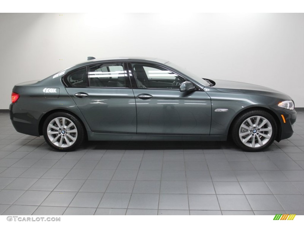 Tasman Green Metallic 2012 BMW 5 Series 528i Sedan Exterior Photo #79084756