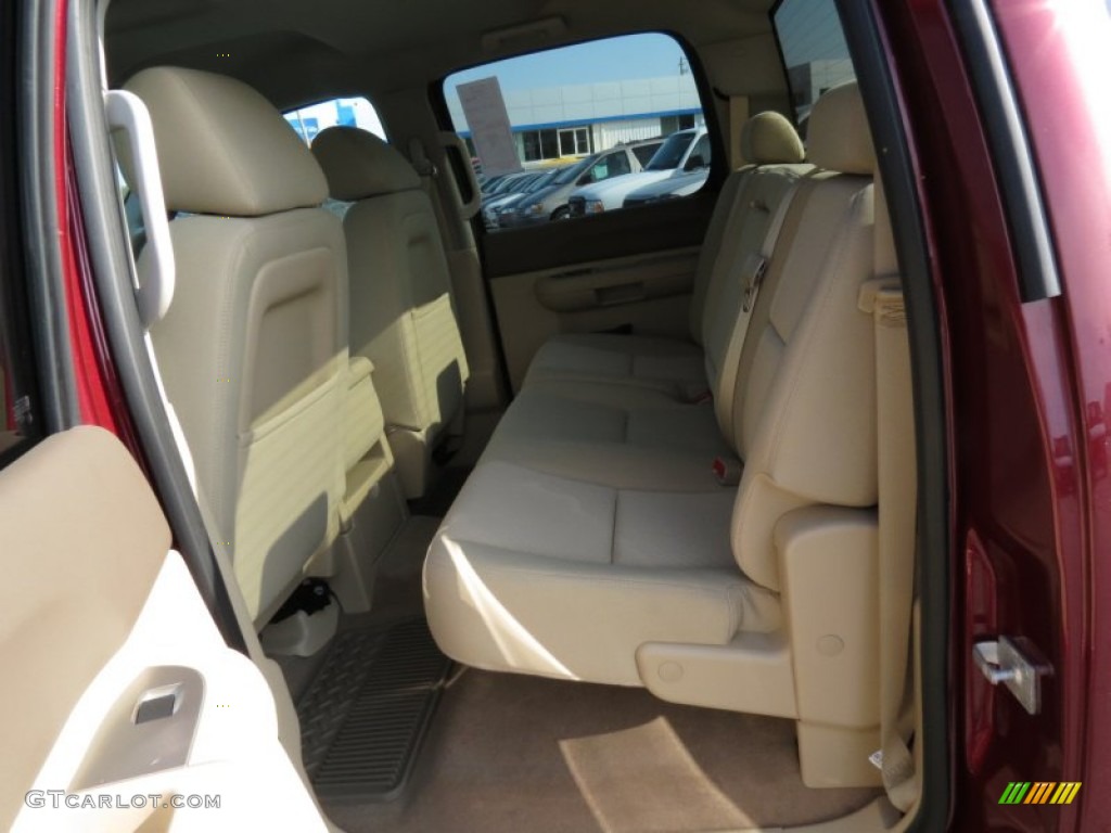 2013 Sierra 1500 SLE Crew Cab - Sonoma Red Metallic / Very Dark Cashmere/Light Cashmere photo #10