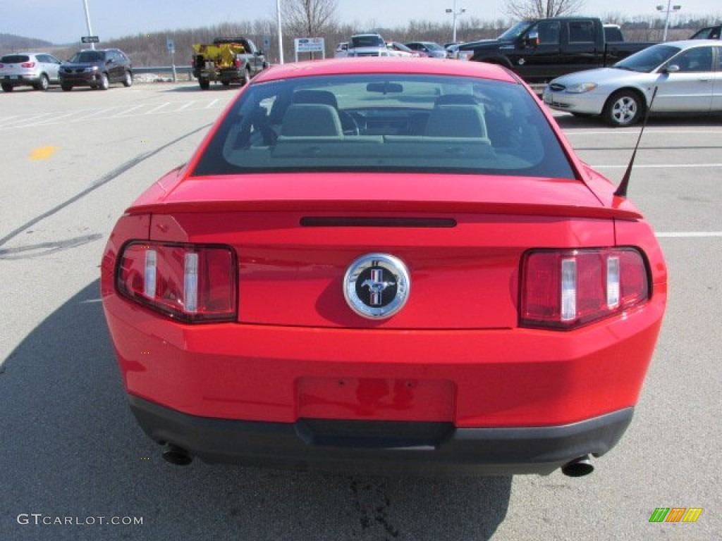 2012 Mustang V6 Coupe - Race Red / Stone photo #8