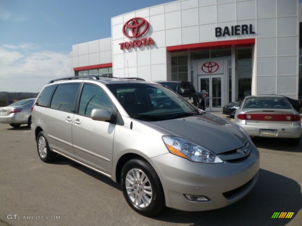 2010 Sienna XLE AWD - Silver Shadow Pearl / Stone photo #1