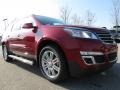 2013 Crystal Red Tintcoat Chevrolet Traverse LT  photo #1