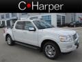 White Suede 2008 Ford Explorer Sport Trac Limited 4x4