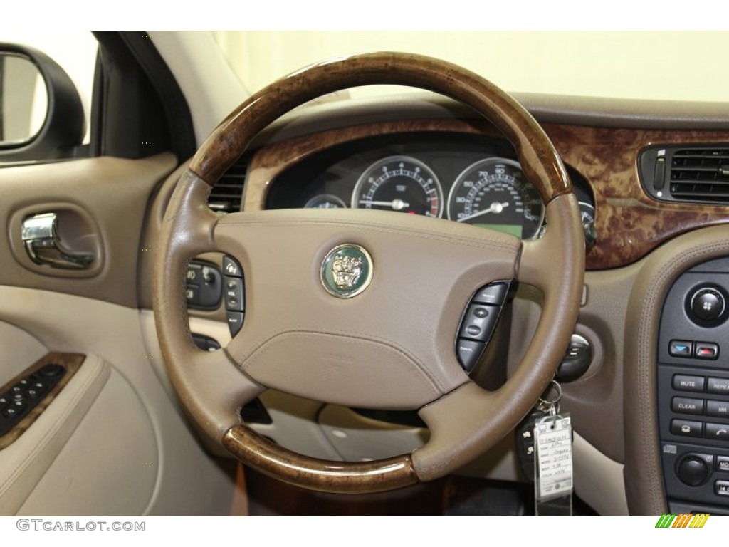 2005 Jaguar S-Type 4.2 Barley Steering Wheel Photo #79086205
