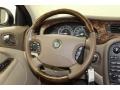 2005 Jaguar S-Type Barley Interior Steering Wheel Photo