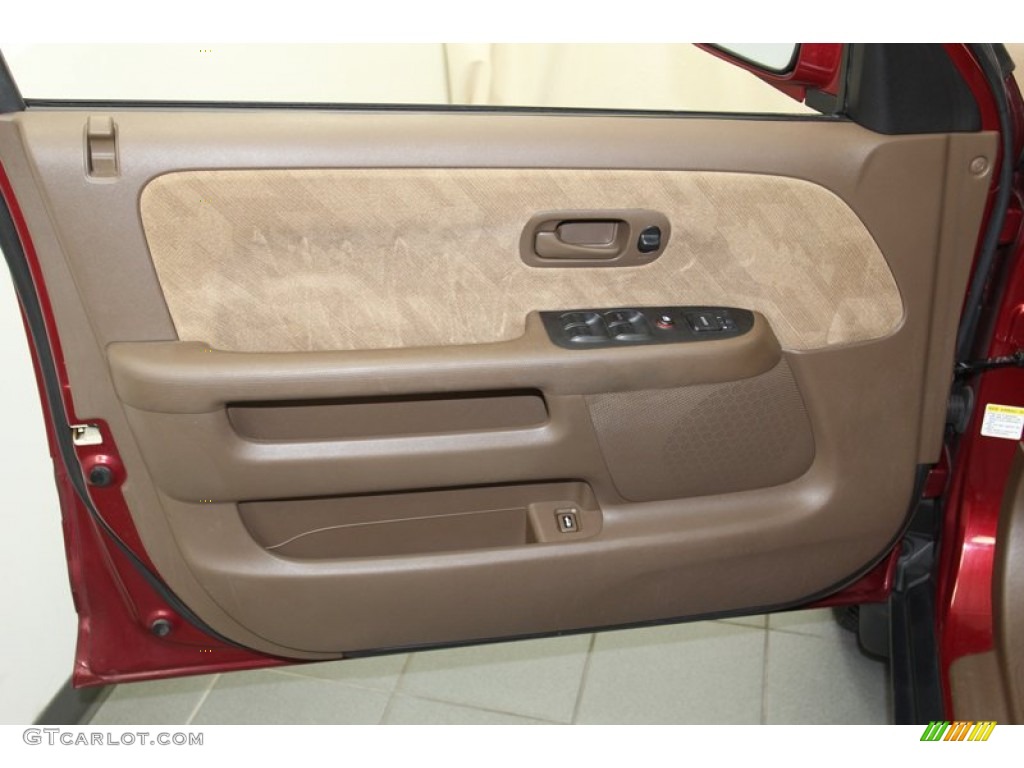 2002 Honda CR-V EX 4WD Saddle Door Panel Photo #79086814
