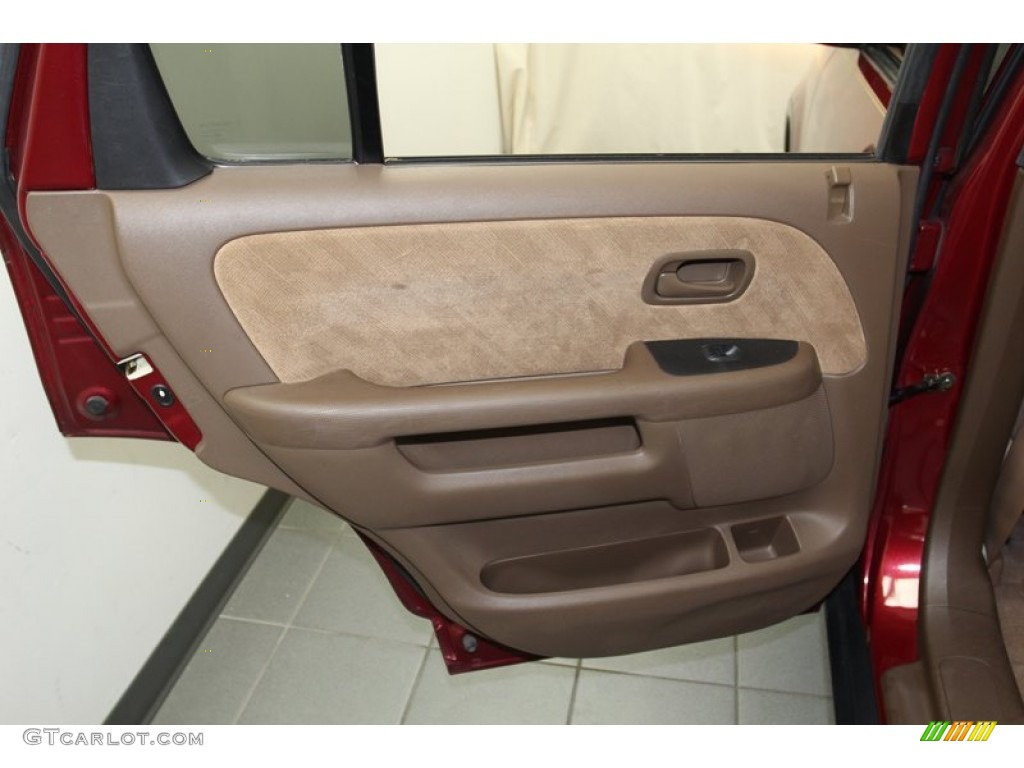 2002 Honda CR-V EX 4WD Saddle Door Panel Photo #79087021