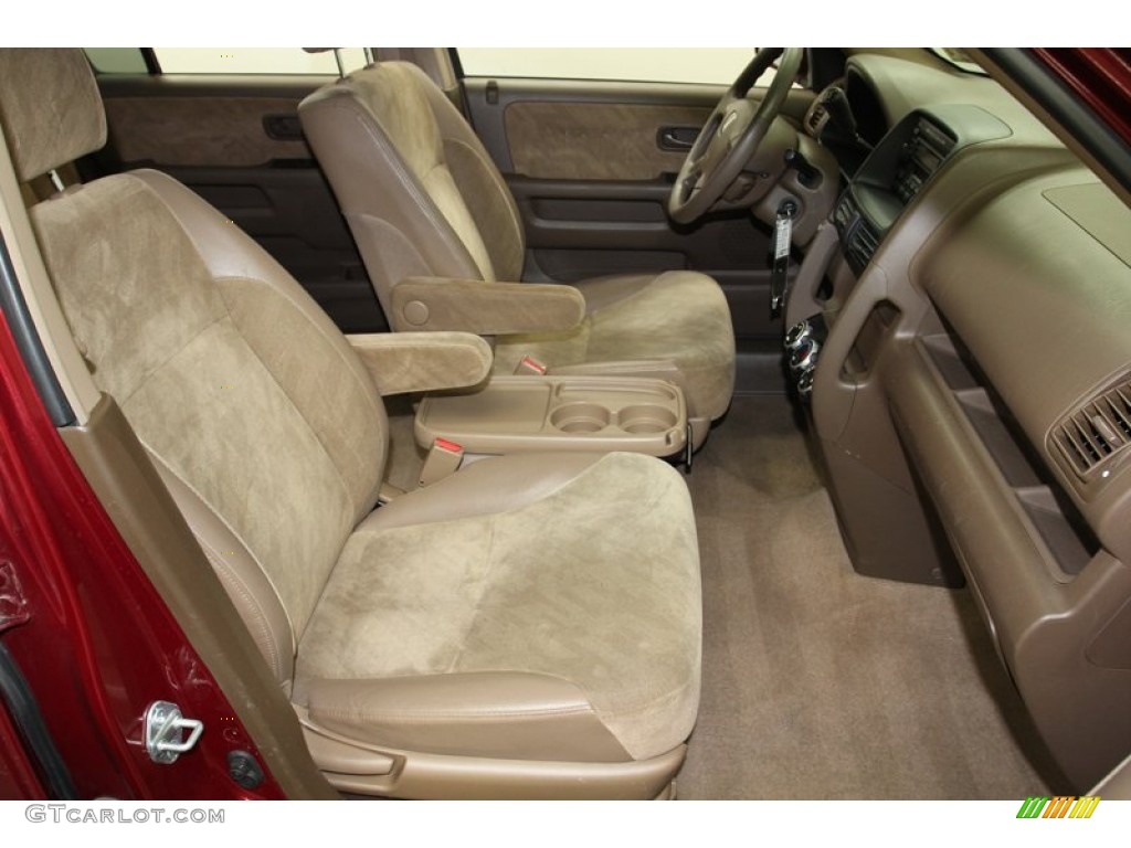 2002 CR-V EX 4WD - Chianti Red Pearl / Saddle photo #35