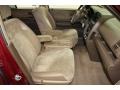 2002 Honda CR-V Saddle Interior Front Seat Photo