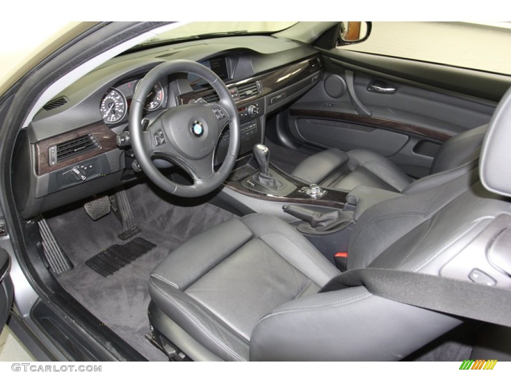 Black Interior 2011 BMW 3 Series 335i Coupe Photo #79087551