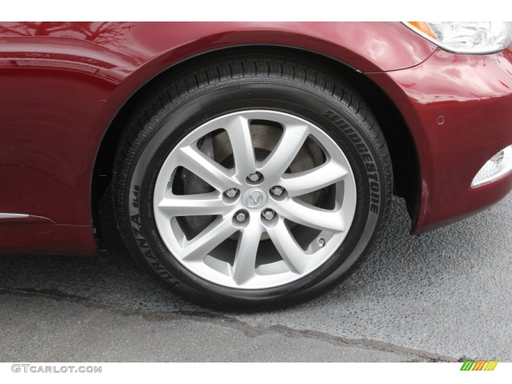2008 LS 460 - Noble Spinel Red Mica / Cashmere photo #8