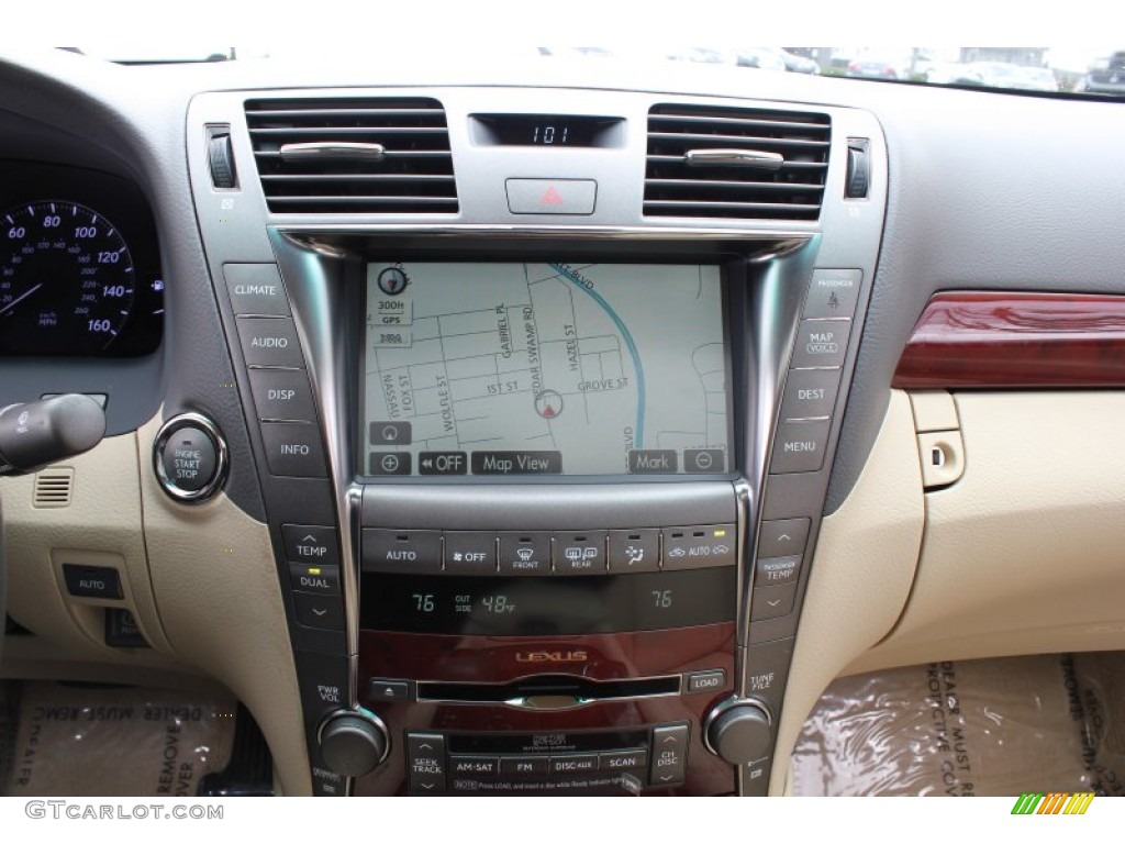 2008 LS 460 - Noble Spinel Red Mica / Cashmere photo #13