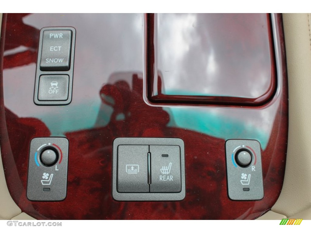 2008 LS 460 - Noble Spinel Red Mica / Cashmere photo #14