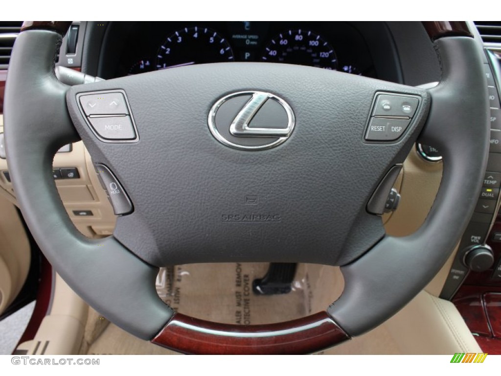 2008 LS 460 - Noble Spinel Red Mica / Cashmere photo #20