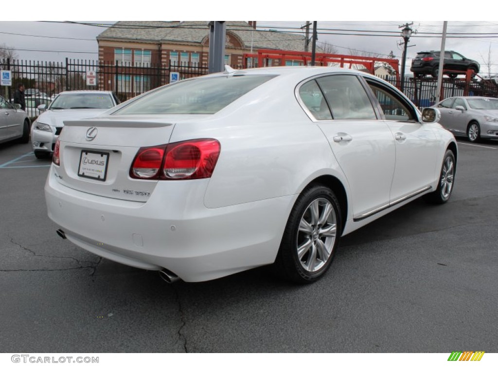 2010 GS 350 AWD - Starfire Pearl White / Parchment photo #7