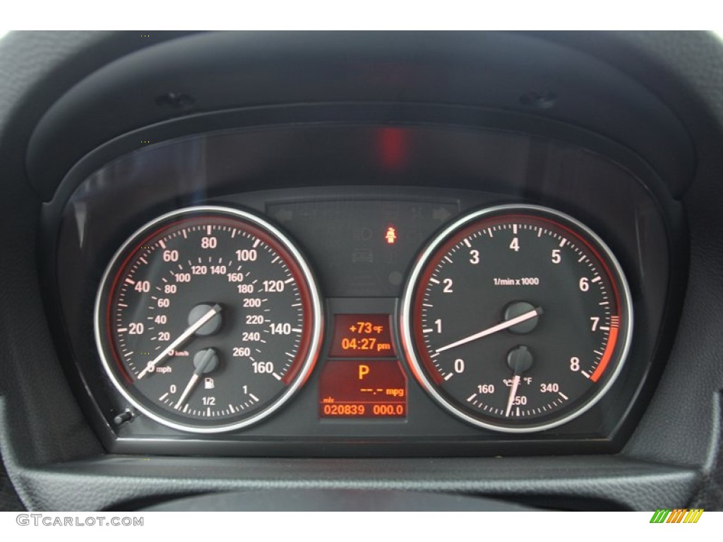 2011 3 Series 335i Coupe - Space Gray Metallic / Black photo #43