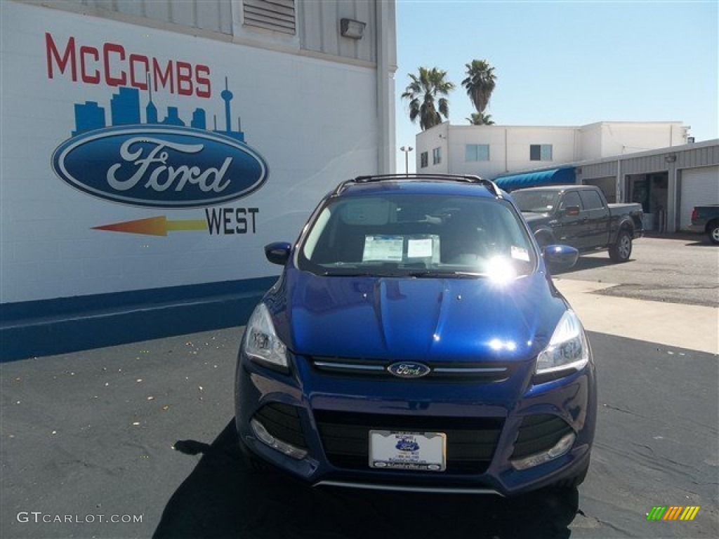 2013 Escape SE 1.6L EcoBoost - Deep Impact Blue Metallic / Medium Light Stone photo #1