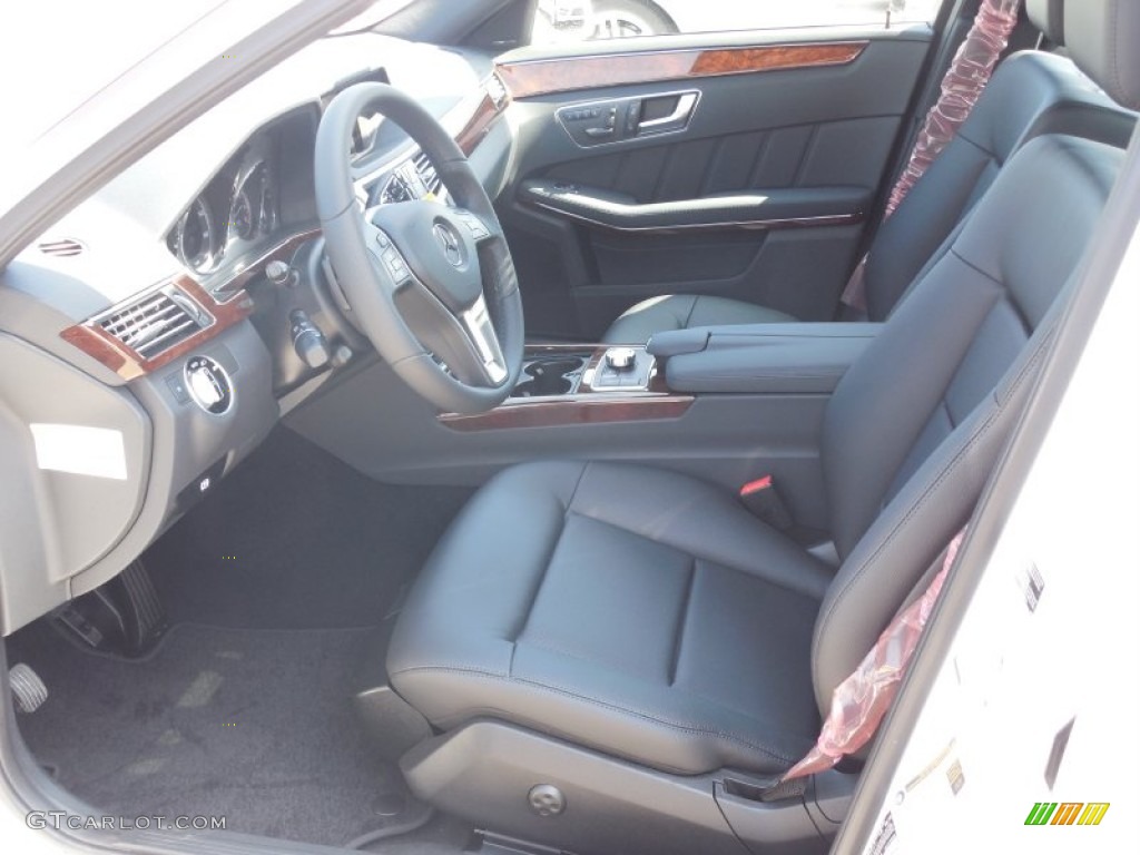 Black Interior 2013 Mercedes-Benz E 350 Sedan Photo #79089183