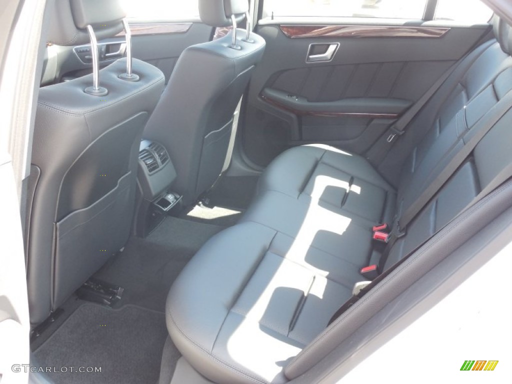 Black Interior 2013 Mercedes-Benz E 350 Sedan Photo #79089199
