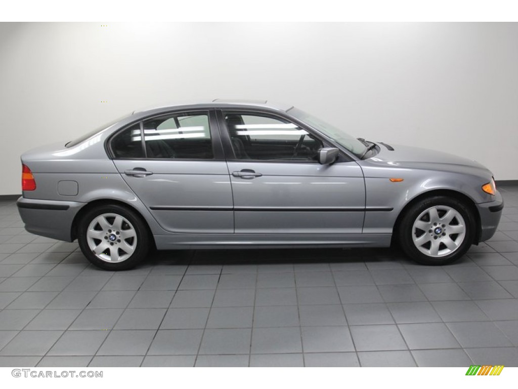 2005 3 Series 325i Sedan - Silver Grey Metallic / Black photo #7