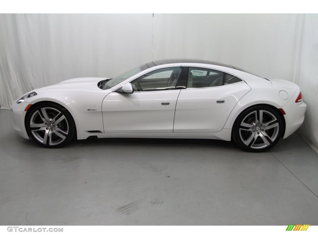 White Sand 2012 Fisker Karma EcoChic Exterior Photo #79090186