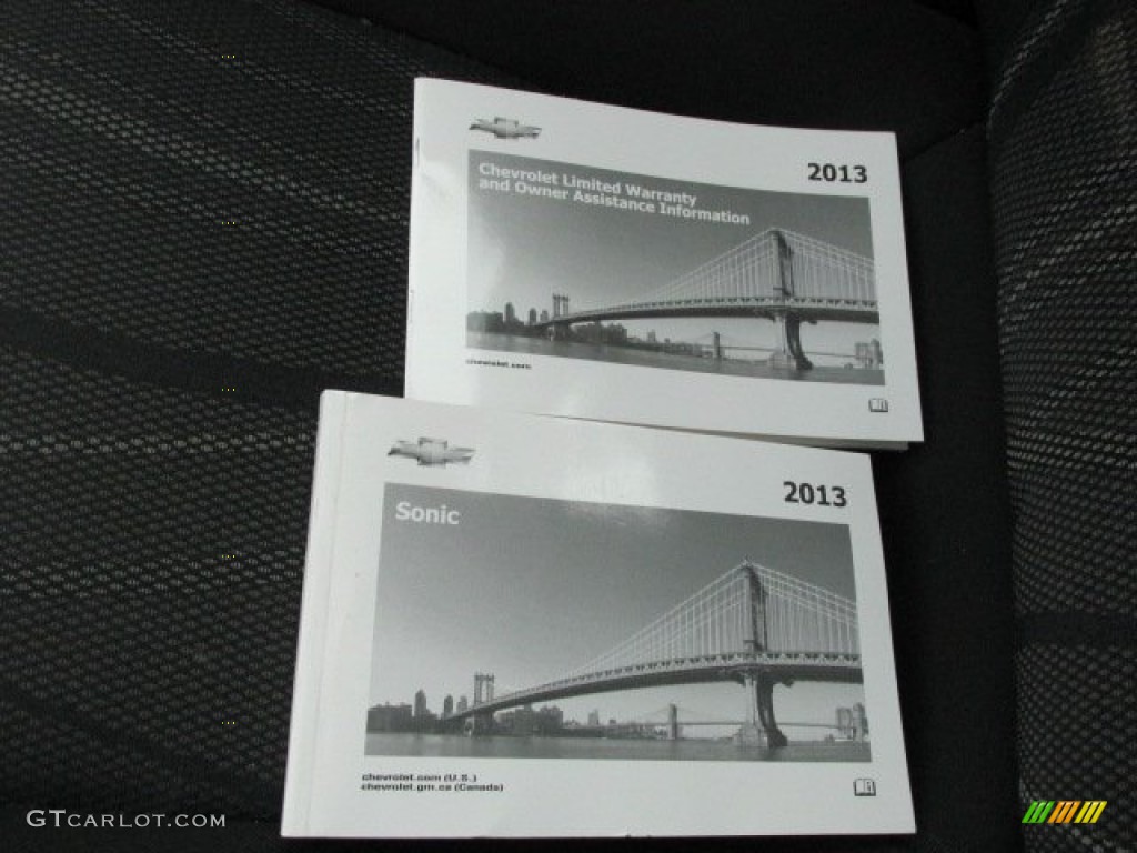 2013 Chevrolet Sonic LT Hatch Books/Manuals Photo #79090702