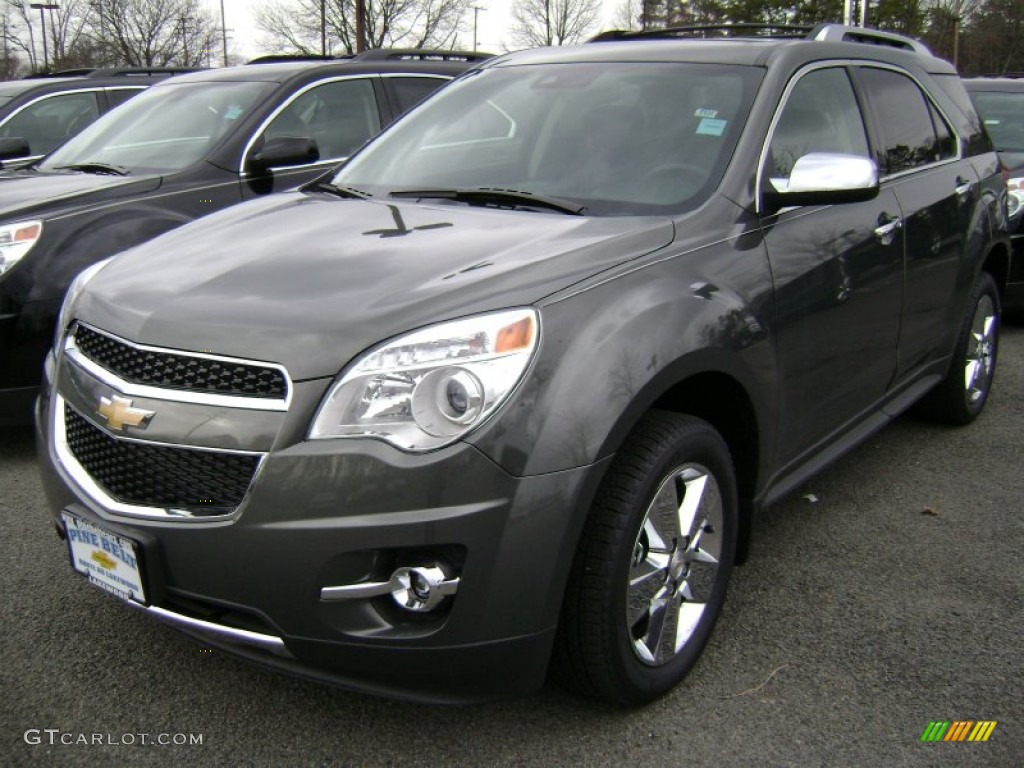 2013 Equinox LTZ AWD - Steel Green Metallic / Jet Black photo #1