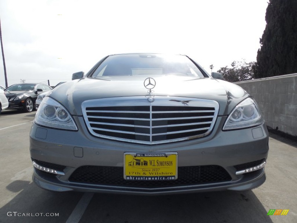 2013 S 550 Sedan - Palladium Silver Metallic / Black photo #2