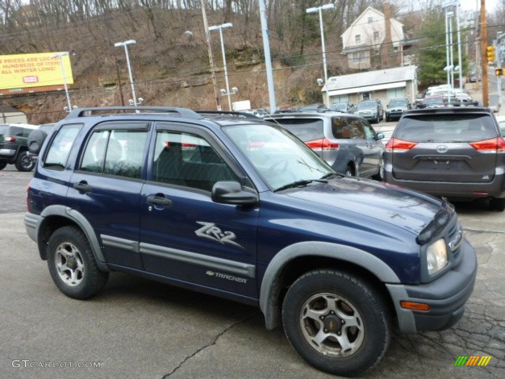 Dark Blue Metallic Chevrolet Tracker