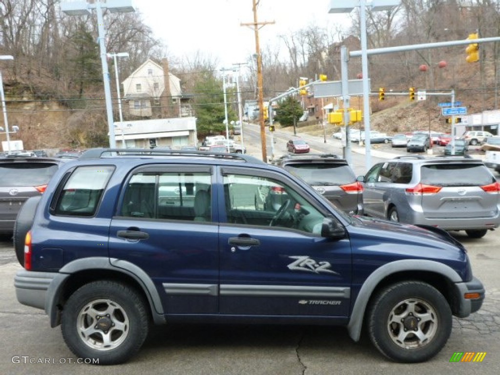 2001 Tracker ZR2 Hardtop 4WD - Dark Blue Metallic / Medium Gray photo #10