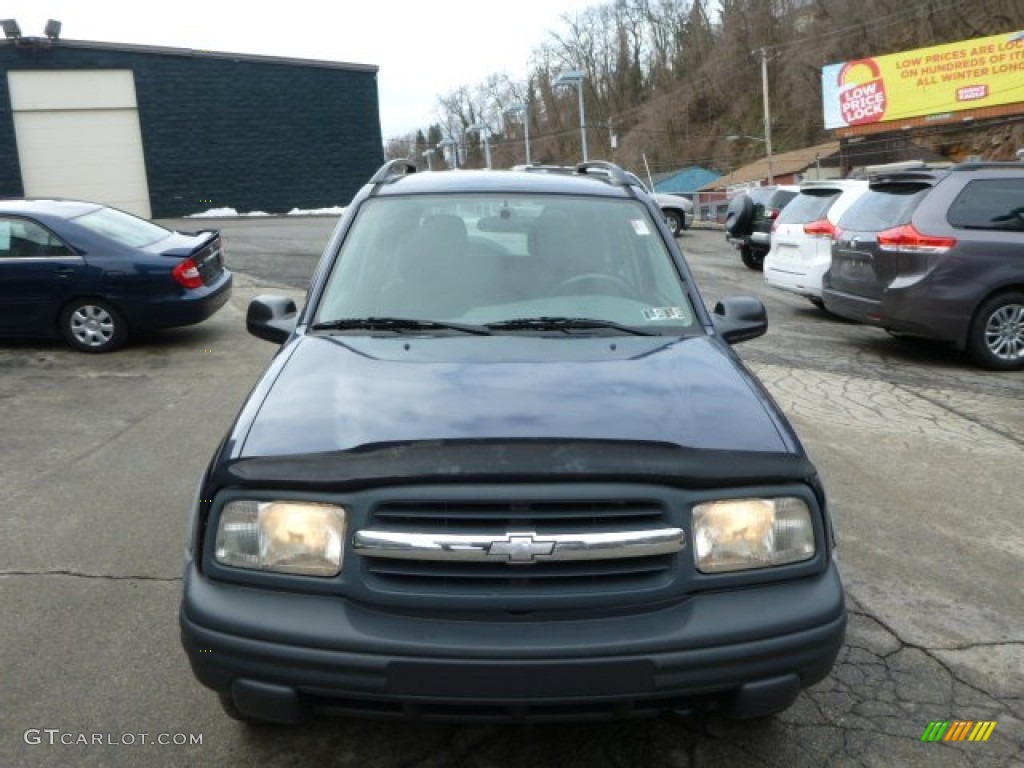 2001 Tracker ZR2 Hardtop 4WD - Dark Blue Metallic / Medium Gray photo #14