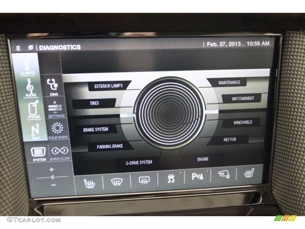 2012 Fisker Karma EcoChic Controls Photos