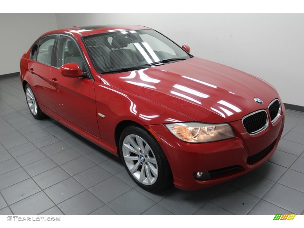 2011 3 Series 328i Sedan - Crimson Red / Gray Dakota Leather photo #8