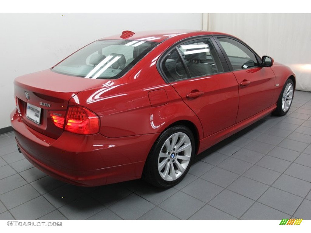 2011 3 Series 328i Sedan - Crimson Red / Gray Dakota Leather photo #11