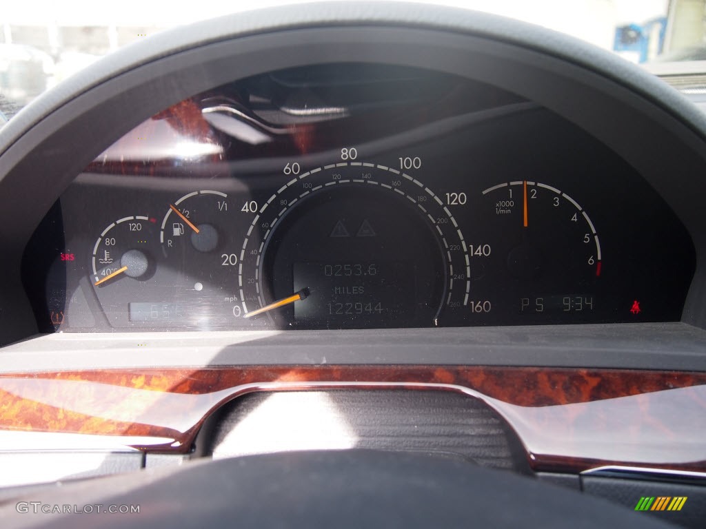 2004 S 500 Sedan - Brilliant Silver Metallic / Black photo #11