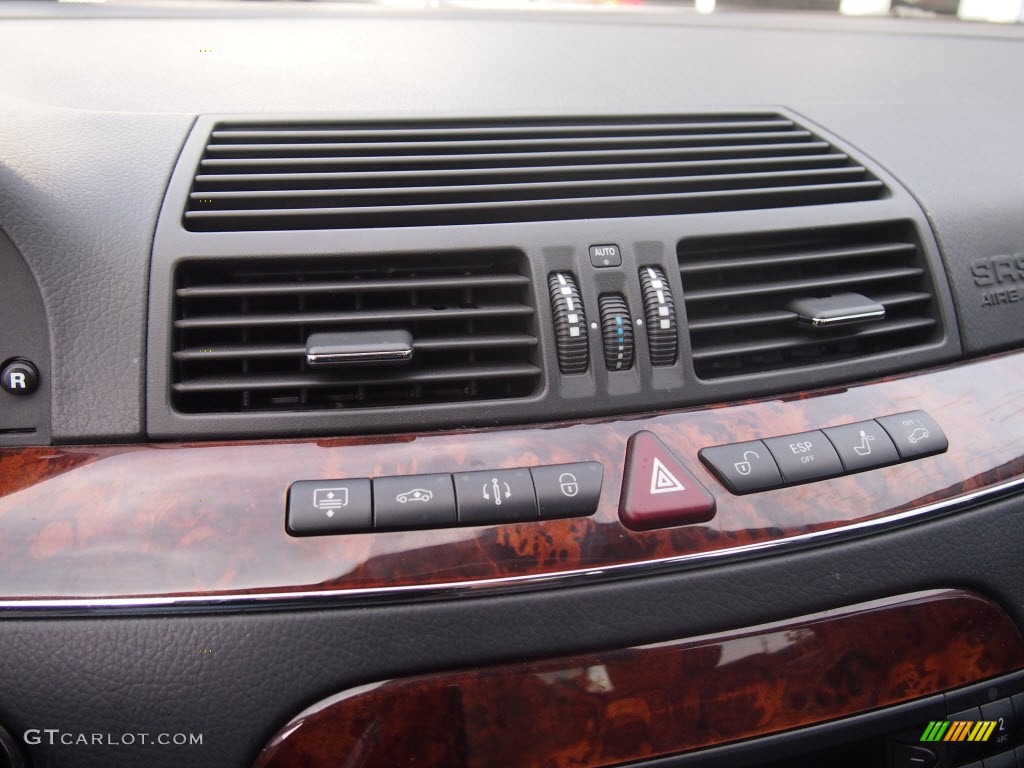 2004 S 500 Sedan - Brilliant Silver Metallic / Black photo #15