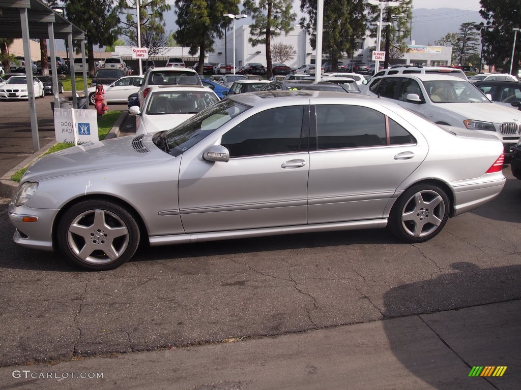 2004 S 500 Sedan - Brilliant Silver Metallic / Black photo #25