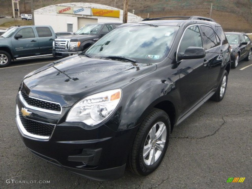 2011 Equinox LT AWD - Black Granite Metallic / Light Titanium/Jet Black photo #5