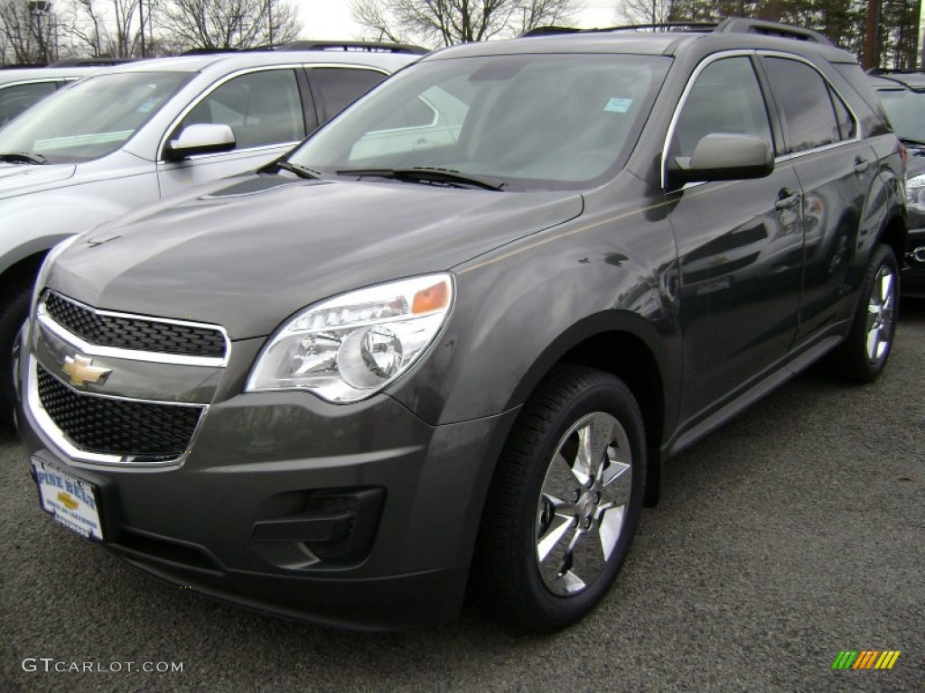 2013 Equinox LT AWD - Steel Green Metallic / Jet Black photo #1