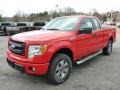 2013 Race Red Ford F150 STX SuperCab 4x4  photo #5