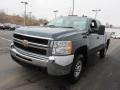 2009 Blue Granite Metallic Chevrolet Silverado 2500HD LS Extended Cab 4x4  photo #5