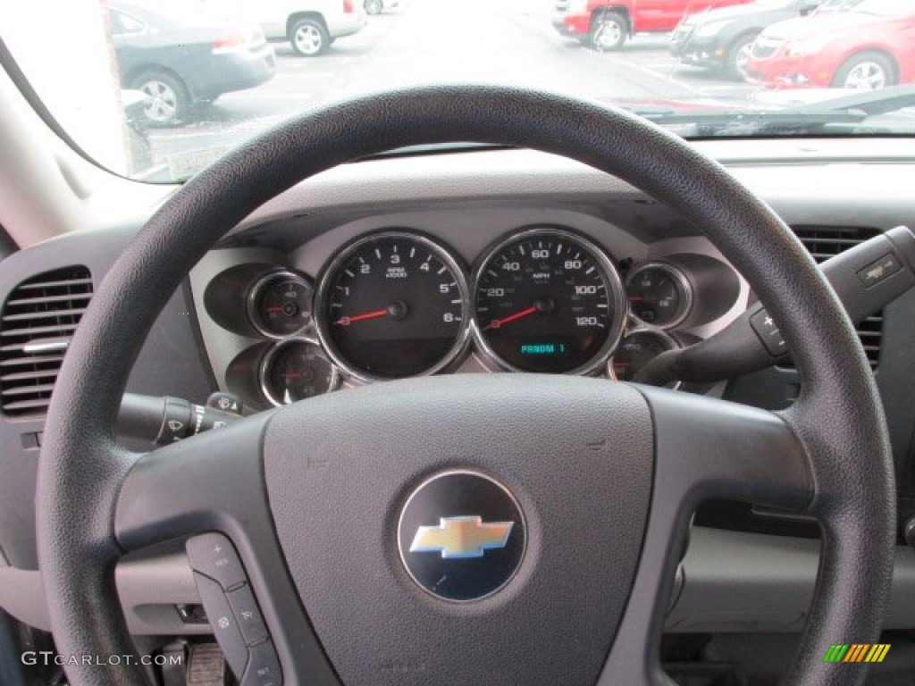 2009 Silverado 2500HD LS Extended Cab 4x4 - Blue Granite Metallic / Dark Titanium photo #21